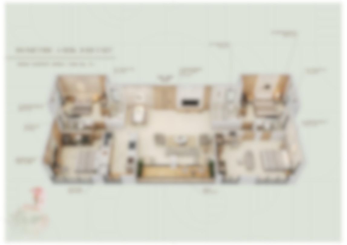 4 BHK Isometric View